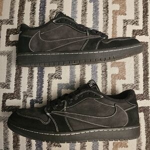 Jordan 1 Retro Low OG SP x Travis Scott Black Phantom - Men's 12 - SHOES ONLY